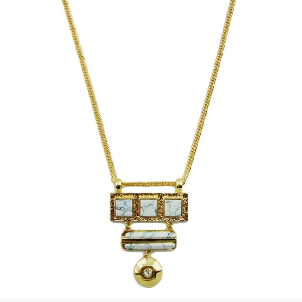 LAST ONE 2/$10 Marble necklace